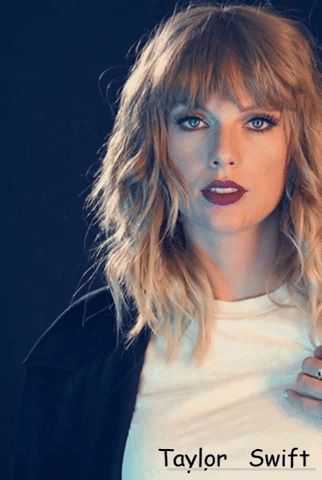 via GIPHY Blue Eyes, Blonde Hair, Taylor Swift, Swift, A Woman, Blonde, Hair, Blue, White