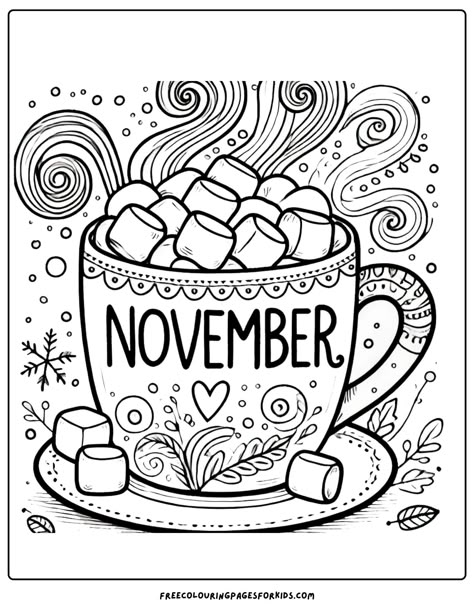 November Free Coloring Pages, November Special Days, Fall Hidden Pictures Printables Free, November Color By Number, Rain Coloring Pages Free Printable, November Coloring Sheets For Kids, November Coloring Sheets Free Printable, Kids Thanksgiving Coloring Pages, November Colouring Pages