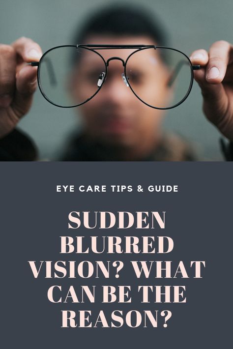 Suddenly everything is appearing blurred? What could be the reason? Check what are the most common reasons for the sudden blurring of vision #vision #eyecare #eyeprotection #eyes #tips #guide Eye Problems, Blurry Vision Remedy, Blurred Vision, Eye Care Vision, Blurry Eyesight, Eyesight Problems, Blurry Eyes, Vision Health, Vision Loss