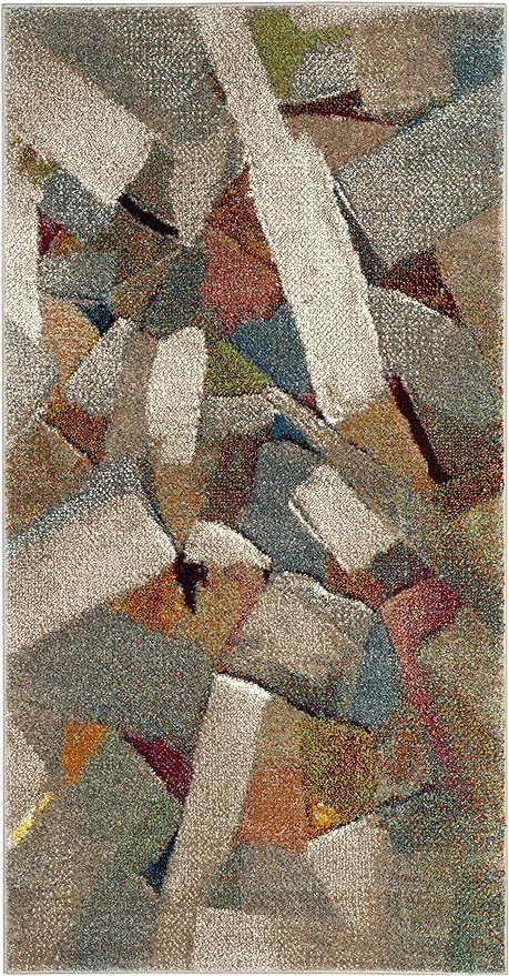 Amazon.com: SAFAVIEH Porcello Collection Accent Rug - 2'3" x 4', Grey & Multi, Modern Abstract Design, Non-Shedding & Easy Care, Ideal for High Traffic Areas in Entryway, Living Room, Bedroom (PRL6937B) : Home & Kitchen Casual Bedroom, Art Deco Graphics, Modern Contemporary Style, Room Carpet, Abstract Rug, Grey And Beige, Beige Area Rugs, Area Rugs For Sale, Indoor Area Rugs