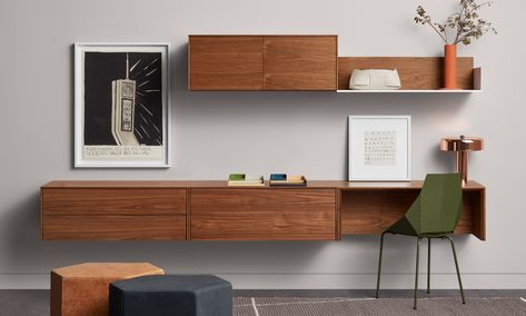 Floating Cabinet, Wonder Wall, Modern Shelves, Shelf Units, Wall Storage Cabinets, Midcentury Furniture, Modern Wall Shelf, Drawer Desk, Floating Cabinets