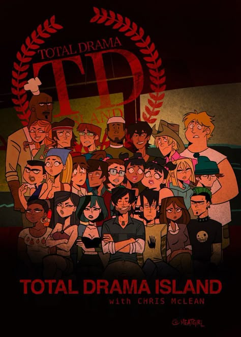 Total Drama Fanart, Chris Mclean, A Tutto Reality, Drama Island, Drama Memes, Disventure Camp, Drama Total, Total Drama Island, Wow Art