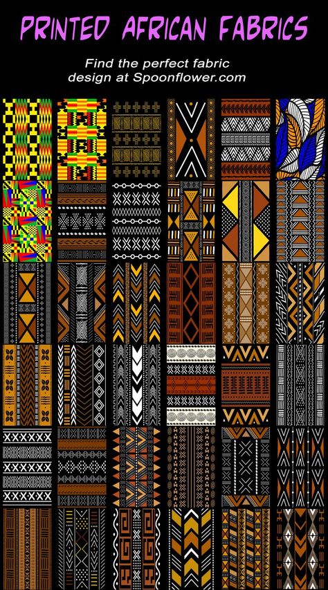 Printed Mud Cloth African Designs African Print Pattern Design, African Print Fabric Pattern Design, African Print Art, African Fabric Patterns Textile Design, West African Design, African Mud Cloth Patterns, African Patterns Design, Africa Art Design Pattern, South African Patterns