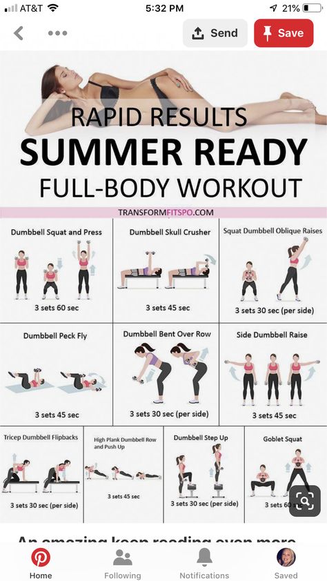 Full Body Treadmill Workout At Home, 3 Lb Weight Workout, Cellilute Workouts, Dumbell Workouts, Quick Cardio Workout, Dumbell Workout, Trening Fitness, Workout Plan For Women, Workout Plan Gym