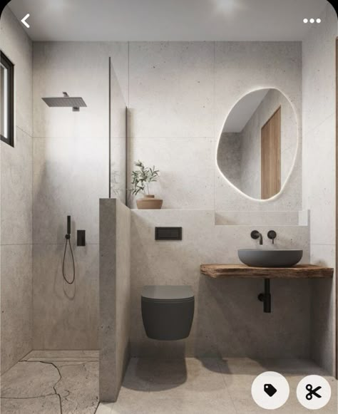 Minimalist Wc Design, Minimalist Bathroom Small Simple, Minimal Wc Design, Bathroom 1.5m X 3m, Small Nordic Bathroom, Minimal Luxury Bathroom, Small Bathroom Interior Minimalist, Minimal Washroom Design, Small Toilet And Shower Room Ideas