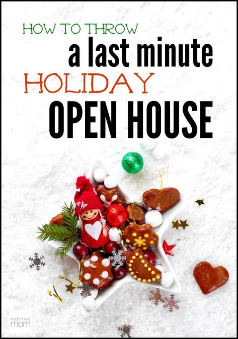 Plan a party in less than 24 hours? Absolutely. Here's how to throw a last minute holiday open house that's low-stress and full of spur of the moment fun. Spicy Beef And Broccoli, Christmas Open House Menu, Holiday Open House Invitations, Christmas Open House Invitations, Beef And Broccoli Recipe, Open House Parties, Open House Invitation, Open House Ideas, Holiday Open House