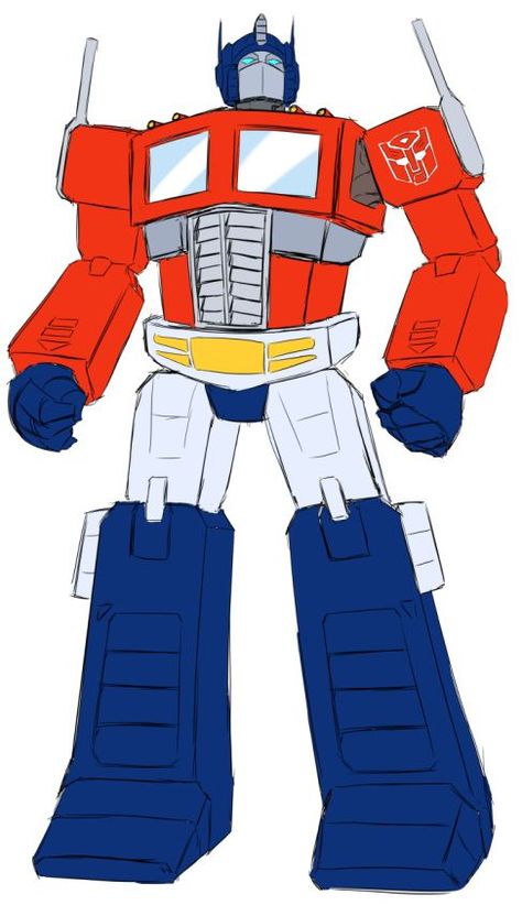 "Tried to draw G1 Optimus. #Transformers" Optimus Prime Drawing Easy, Optimus Prime Drawing, Optimus Prime Painting, Optimas Prime, Transformers Optimus Prime Art, Transformer Drawing, Optimus Prime G1, Peter Cullen, Optimus Prime Art