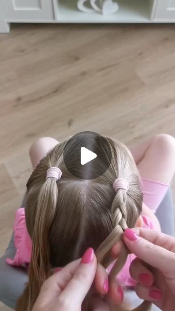 Easy Hair Styles For Little Kids, Simple Girls Hairstyles Kids, Hảir Style Kids Girl, Hair For Little Kids, Hair Styles Girls Kids, Hairstyles For Lil Girls Ideas, Hair Ideas For Girls Kids, Cute Girls Hairstyles Easy, Hear Stail Girl