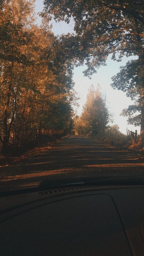 Backroads Aesthetic, Fall Drive, Empty Road, Road Photography, Gravel Road, Rosé Aesthetic, Cross Roads, Winter Mornings, Autumn Drives