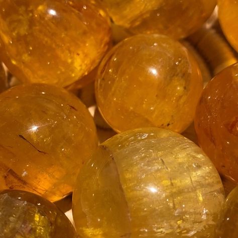 Yellow Fluorite with Mica ✨ Sunshine in a sphere #fluorite #yellowfluorite #crystals #crystalshop #crystallivesale #crystalsphere #crystallove #crystalmagic #crystalball Yellow Crystals Aesthetic, Apollo Aesthetic, Crystals Aesthetic, Yellow Crystals, Yellow Fluorite, Crystal Aesthetic, Crystal Magic, Crystal Sphere, Crystal Shop