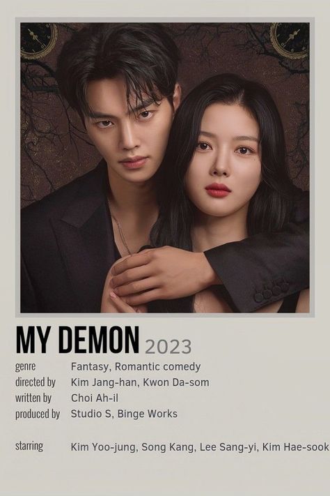 Kdrama Poster Aesthetic, Kdramas Aesthetic, Drama Notes, W Korean Drama, Kdrama Poster, Movie Poster Room, Kdramas To Watch, Korean Drama Series, My Demon