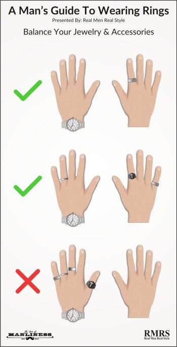 Should You Limit The Number Of Rings On Your Fingers? Rings And Watches Style Men, Watch And Ring Combo Men, How To Wear A Watch, Rings On Men, Men Wearing Rings, Wearing Rings, Real Men Real Style, Wear Rings, Man Wear