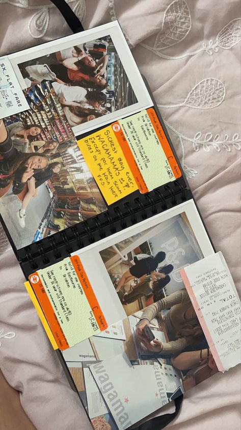 Bus Ticket Aesthetic, Scrapbook Tickets Ideas, Train Tickets Aesthetic, Scrapbook Tickets, Train Ticket Art, Ticket Scrapbook, Tickets Aesthetic, 2024 Scrapbook, London Scrapbook