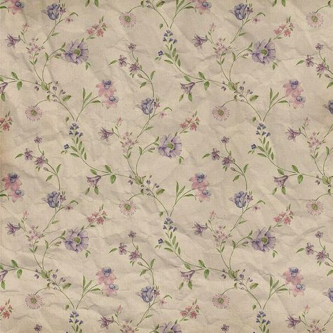 Scrapbook Design Printables, Purple Vintage Background, Small Flower Background, Purple Vintage Aesthetic, 1800 Wallpaper, Small Flower Wallpaper, Flower Aesthetic Background, Aesthetic Floral Background, Small Flowers Wallpaper