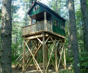 Custom Deer Stands & Hunting Cabins | Wisconsin Landcrafters Tower Deer Stands, Cabins Plans, Climbing Tree Stands, Deer Blind Plans, Hunting Cabins, Diy Hunting, Deer Hunting Stands, Deer Stand Plans, Shooting House