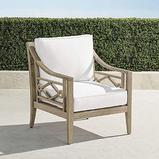 Surrey Hill | Frontgate Frontgate Outdoor, Frontgate Outdoor Furniture, Teak Lounge Chair, Weathered Teak, Teak Oil, Outdoor Furniture Collections, Teak Frame, Stone Surface, Teak Furniture