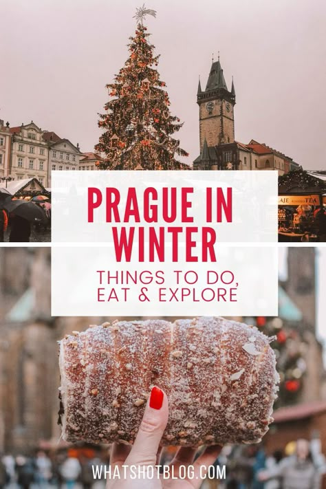 Things To Do In Prague In December, Places To Visit In Prague, Prague During Christmas, Prague At Christmas, Prague Czech Republic Winter, Budapest In December, Winter In Prague, Prague In December, Prague December