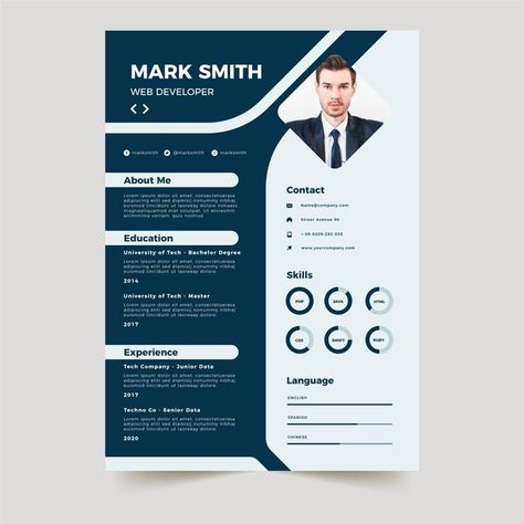 Minimalist cv template Free Vector | Free Vector #Freepik #freevector #cv-template #curriculum-vitae #minimalist #resume-template Cv Templates Free Download, Curriculum Template, Cv Original, Online Cv, Minimalist Resume Template, Curriculum Vitae Template, Modern Cv Template, Letter Template Word, Resume Design Professional