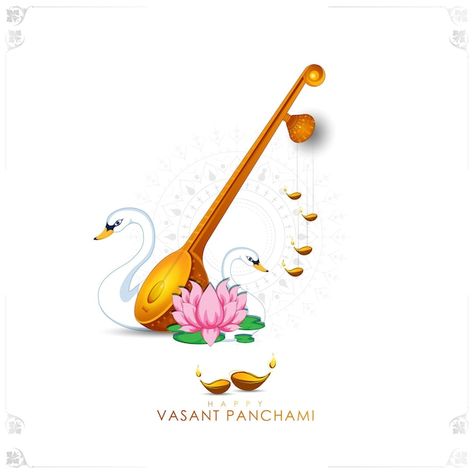 Vector vasant panchami08 dec16 | Premium Vector #Freepik #vector #basant-panchami #vasant-panchami #saraswati-puja #saraswati Saraswati Puja Social Media Post, Vasant Panchami Creative Post, Basant Panchami Creative Ads, Saraswati Puja Creative Ads, Vasant Panchami Creative Ads, Saraswati Puja Poster, Social Media Creative Ads, Saraswathi Devi, Creative Ads Design