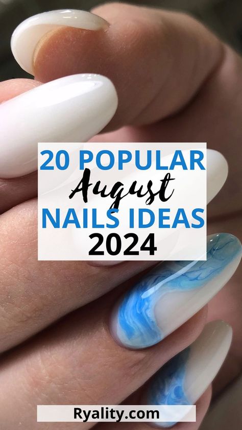 I love the simple august nails ideas on this list! So many cute ideas Agust Nails 2024, August Nail Ideas Simple, August Nails Dip Powder, Nail Designs August 2024, Simple August Nails Short, 2024 August Nails, Nail Ideas For August 2024, Nail Designs For Real Nails, August Nails 2024 Simple