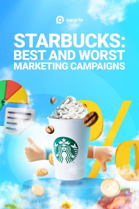 What would you do if you had an infinite marketing budget? Here's what Starbucks is doing: the good, the bad, the ugly. In our new blog post, we analyze Starbucks' #marketing campaigns and give you a quick lesson on campaign analysis. We breakdown how to create creative marketing campaigns and how to analyze them with social listening. Learn how to track marketing campaigns and get some inspiration from our article! Creative Marketing Campaign Social Media, Famous Marketing Campaigns, Destination Marketing Campaign, Social Media Campaign Ideas, Starbucks Campaign, Best Marketing Campaigns, Effective Ads Ad Campaigns, Creative Marketing Campaign, Social Media Marketing Campaign