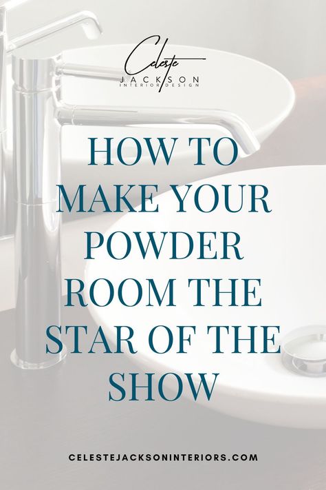 Your Powder Room is a small but Mighty Room. It has the potential to impact you & your guests on a daily basis. It should be a room that takes your breath away, like a fine piece of art. A showcase for your style. You and your guests probably spend less than 5 minutes at a time in the powder room….. But if you make it a powder room that Wows….you’ll make those 5 minutes or less a special experience. Unique Small Powder Room Ideas, High End Powder Room Ideas, Small Dramatic Powder Room, Powder Room Inspiration Modern, Small Powder Room With Pedestal Sink, Pretty Powder Rooms, Large Powder Room Ideas, Colonial Powder Room, Small Powder Room Ideas Half Baths