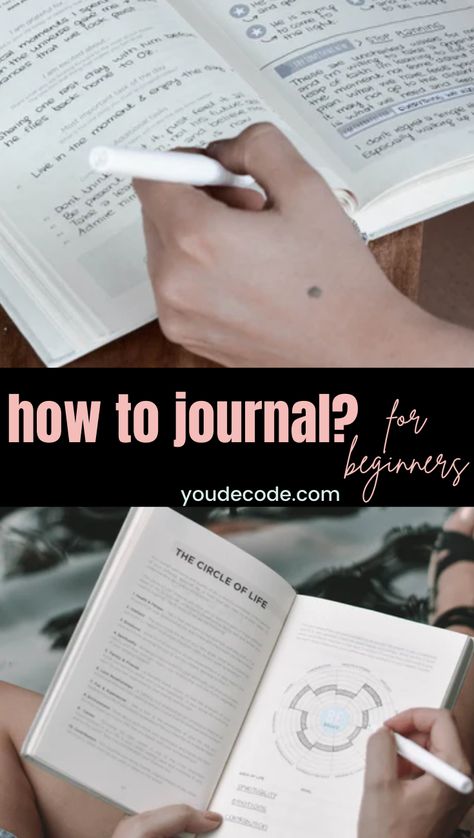 How To Journal For Beginners, Journaling For Beginners, Start A Journal, Journal For Beginners, Make A Journal, Journaling Techniques, How To Journal, Journaling Tips, Start Journaling