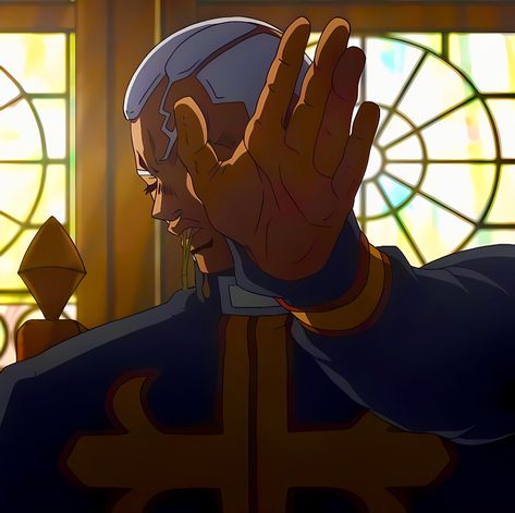 Father Pucci, Cursed Jojo, Enrico Pucci, Jojo Icons, Jojos Bizzare Adventure, Heaven Art, Jojo Art, Jojo Parts, Stone Ocean