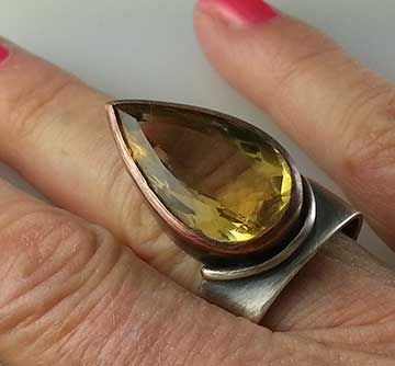 Hamilton Jewelry, Stone Settings Jewelry, Geometric Silver Jewellery, Silver Smithing, Pear Ring, Cleaning Silver Jewelry, Metal Smithing, Fine Silver Jewelry, Big Rings