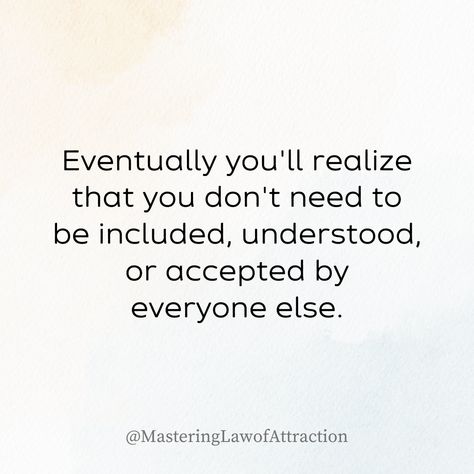 Discover the freedom of being your authentic self! 🌼 Eventually, you'll realize that true peace comes from not needing external validation. You don't need to be included, understood, or accepted by anyone but yourself. Embrace your uniqueness and walk your path with confidence! 💪 Dont Need Validation Quotes, I Don’t Need Your Approval, Quotes About Not Needing Validation, True Identity Quotes, You Dont Need Validation From Others, Quotes About Validation From Others, Quotes About Self Validation, You Don’t Need Validation, Not Accepted Quotes