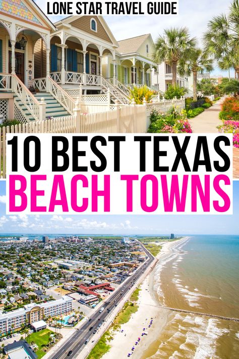 Looking for great beaches in Texas? Check out these beautiful Texas beach towns! best beach towns in texas | best coastal towns in texas | texas coastal towns | towns on texas coast | towns on the texas coast | best places to visit texas gulf coast | texas gulf coast places to visit | tx beach towns | tx coastal towns | texas gulf coast towns | tx gulf coast towns Texas Beach Vacation, Best Beaches In Texas, Texas Vacation Spots, Texas Gulf Coast, Texas Bucket List, Texas Vacation, Texas Beaches, Explore Texas, Texas Adventure