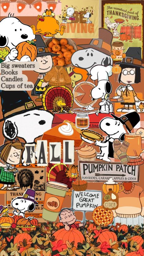 #art #wallpaper #aestehthic #thanksgiving #iphone #android #fallaesthetic #snoopy #november Snoopy November, Thanksgiving Collage, Thanksgiving Iphone Wallpaper, Thanksgiving Snoopy, Peanuts Wallpaper, Holiday Iphone Wallpaper, November Wallpaper, Halloween Wallpaper Iphone Backgrounds, Thanksgiving Background