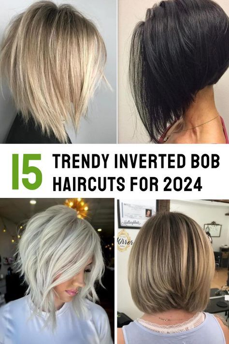 Angled Bob Haircuts With Layers, Mid Length A Line Bob, Stacked Bob Haircut For Thinning Hair, Styling Inverted Bob, Angle Bob Hairstyles, Short Hairstyle Women Bobs, Back View Of Stacked Bob, Angle Long Bob Haircut, Short Hairstyle Women Long Bob