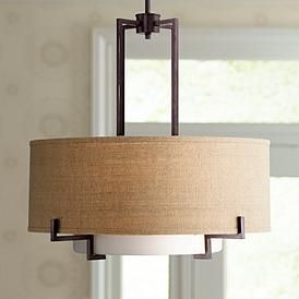 Possini Euro Concentric Shades 25" Wide Bronze Pendant Light Wide Pendant Light, Bronze Pendant Light, Room Light Fixtures, Chandelier Ideas, Drum Pendant Lighting, Dining Room Light, Dining Room Light Fixtures, Bronze Chandelier, Transitional Pendant Lighting