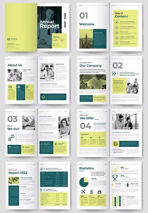 Annual Report Template InDesign INDD. Annual Report Contents Page Design, Annual Report Financials Design, Infographic Annual Report, Infographic Brochure Design Layout, Corporate Responsibility Report Design, In Design Templates, Report Document Design, Design Report Layout, Corporate Annual Report Design