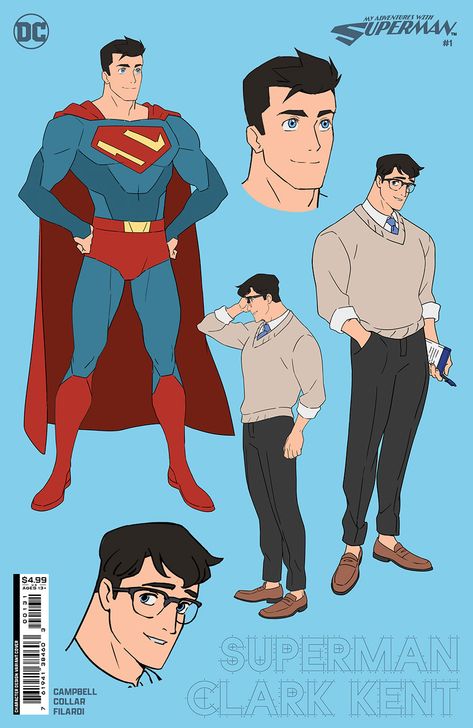 My Adventures With Superman #1 Preview - The Aspiring Kryptonian - Superman Superfan Superman Anime, My Adventures With Superman, Adventures With Superman, Superman Characters, Superman X Batman, Superman 1, Superman X, Superman Family, Adventures Of Superman