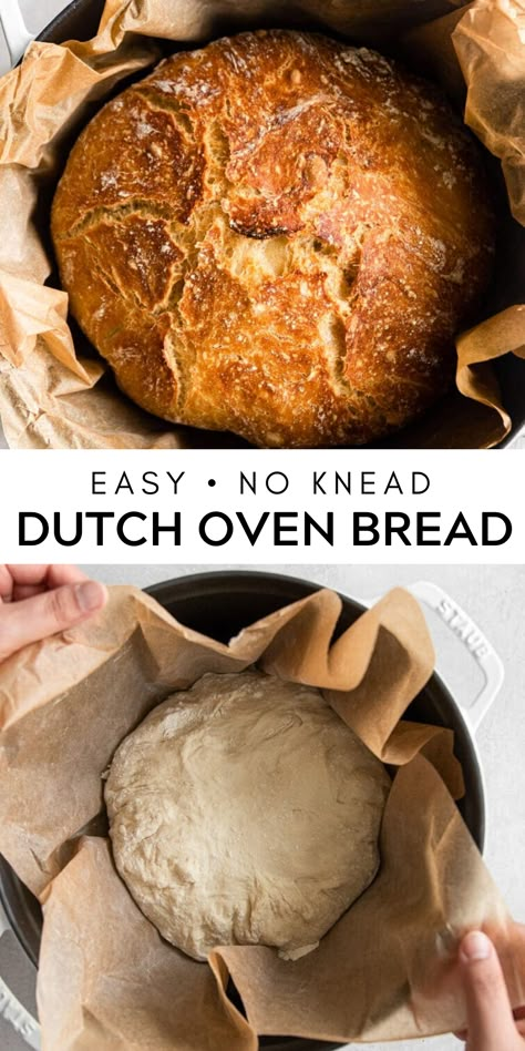 No Knead Dutch Oven Bread, Dutch Oven Bread Recipe, Cook For One, Pantry Meals, Oven Bread, Dutch Oven Bread, Healthy On A Budget, Homemade Bread Easy, Measuring Ingredients