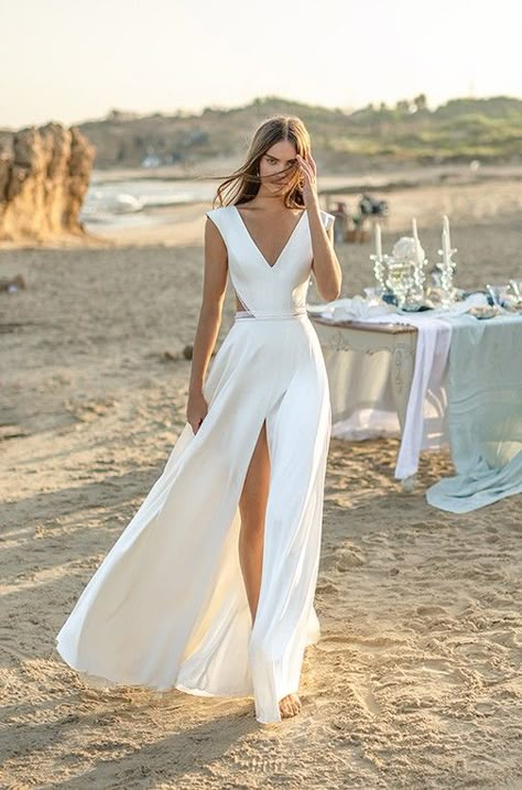 Wedding Dresses Ivory, 2023 Wedding Dresses, Bridal Cap, Wedding Dress Cap Sleeves, Two Piece Wedding Dress, Aline Wedding Dress, Destination Wedding Dress, Minimalist Wedding Dresses, Designer Wedding Gowns