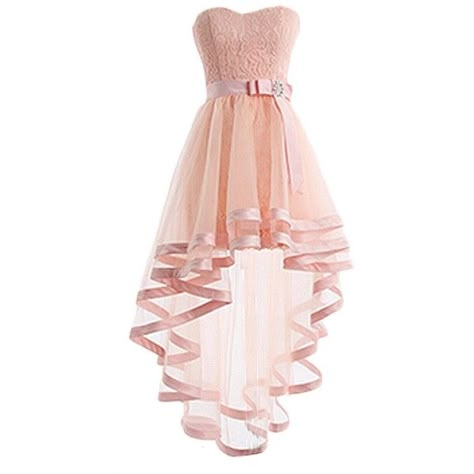 este vestido lo quise usar en mi quinceañero Fest Outfits, High Low Prom Dresses, Sweetheart Prom Dress, Lace Prom Dress, Cute Prom Dresses, Dress Chiffon, فستان سهرة, Sweet 16 Dresses, Grad Dresses