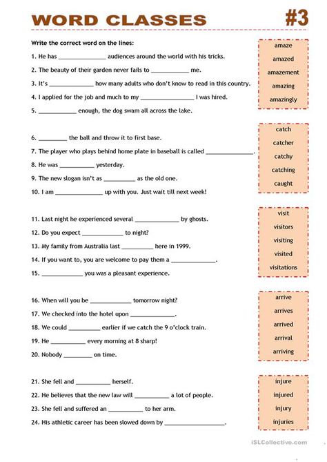 English Conversation Worksheets, Word Classes, English Grammar Test, English Conversation Learning, English Grammar Exercises, Advanced Vocabulary, Word Formation, English Grammar Book, Teaching English Grammar