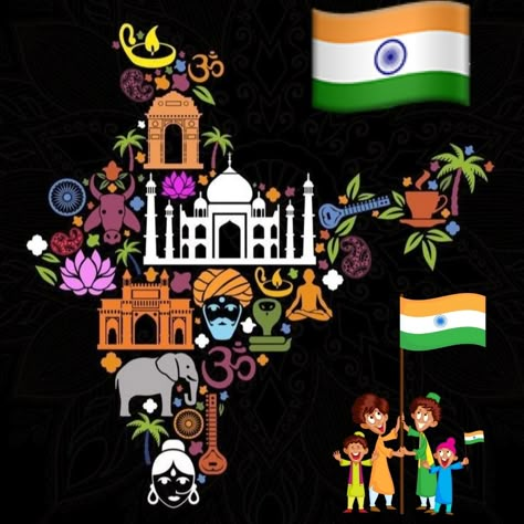 Independence Day Poster Drawing Ideas, India Crafts For Kids Culture, Ek Bharat Shreshtha Bharat Posters, Independence Day India Creative Ideas, Patriotic Drawings India, Cultural Day At School Ideas, Christmas Board Decoration, Notice Board Decoration, Earth Day Drawing