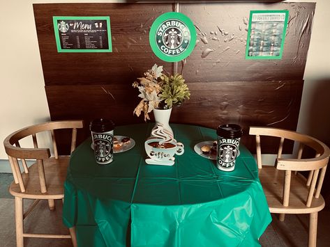 Starbucks Preschool Dramatic Play, Starbucks Dramatic Play, Preschool Dramatic Play, Starbucks Theme, Starbucks Crafts, Target Shop, Dramatic Play Center, Dramatic Play Preschool, Dramatic Play Centers