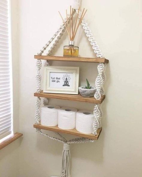 Macrame Shelves, Pola Macrame, Macrame Shelf, Macrame Wall Hanging Diy, Macrame Wall Hanging Patterns, Diy Jewelry Inspiration, Diy Macrame, Macrame Hanging, Macrame Plant Hangers