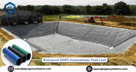 Investing in a waterproof HDPE geomembrane pond liner is a smart choice for anyone looking to create or maintain a pond. With its durability, eco-friendliness, and ease of installation, it ensures that your water feature remains beautiful and functional for years to come. Pond Liner, A Pond, Water Feature, Water Features, Water, High Quality