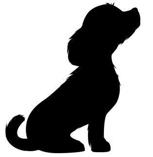 Animal Outline, Dog Quilts, Wood Dog, Silhouette Stencil, Dog Projects, Animal Silhouette, Dog Silhouette, Black Silhouette, Scroll Saw Patterns