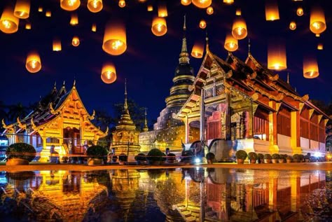 Thailand Light Festival, Thailand Tourist Spot, Thailand Festival, Yi Peng Lantern Festival, Thailand Skyline, Thailand City, Thailand Hotels, Thailand Tourist, Food Thailand