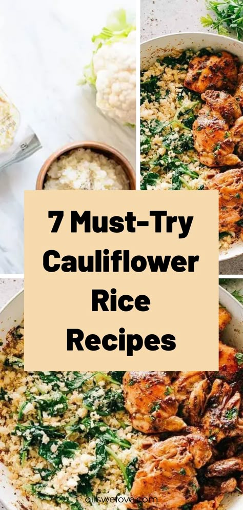 Cauliflower rice has gained popularity in recent years as a low-carb and gluten-free alternative to traditional rice. Made by grating or processing cauliflower into rice-sized granules, this versatile ingredient is not only easy to prepare but also packed with essential nutrients. Recipe Cauliflower Rice, Cauliflower Rice Meals Healthy, How To Rice Cauliflower Food Processor, What To Do With Riced Cauliflower, Recipes For Riced Cauliflower, Grated Cauliflower Recipes, Rice Coliflower Recipes Easy, How To Make Cauliflower Rice Taste Good, Low Carb Cauliflower Rice Recipes