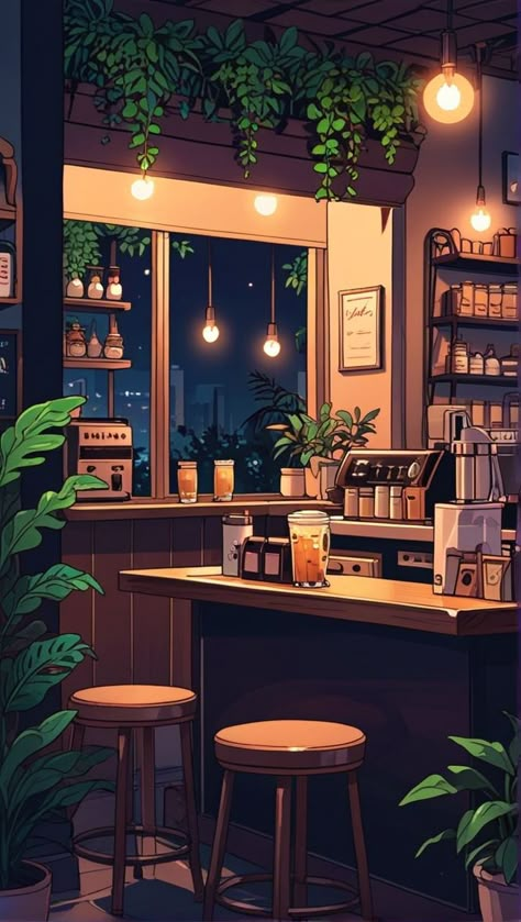 Lofi anime wallpaper 4k Check more at https://blogdoarmindo.com.br/lofi-anime-wallpaper-4k-11/ Cafe Wallpaper, Coloring Aesthetic, Anime Coffee, Ui Ux Designer, Coffee Wallpaper, Print Design Art, Cute Desktop Wallpaper, Ux Designer, Cafe Art