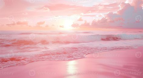 AI generated Pink beach pink sky pink sea Aesthetic Background Pastel Pink Landscape, Pink Aesthetic Background Landscape, Pink Background Aesthetic Landscape, Pink Landscape Aesthetic, Pink Aesthetic Horizontal, Pink Pc Background, Pink Cute Widget, Pink Landscape Wallpaper, Pink Aethestic