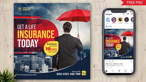 Life Insurance Social Media Posts, Agency Social Media Post, Agency Social Media, Ads Creative Advertising Ideas, Advertising Ideas, Instagram Banner, Life Insurance Companies, Banner Advertising, Life Insurance Policy